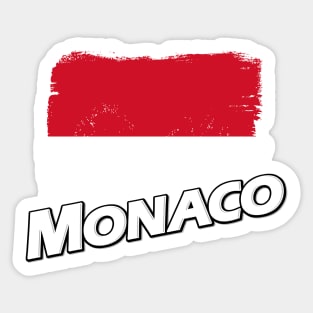 Monaco flag Sticker